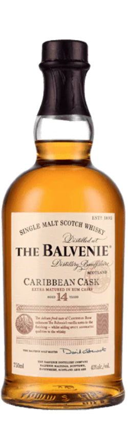 Balvenie 14YO Caribbean Cask Single-Malt Whisky 700ml