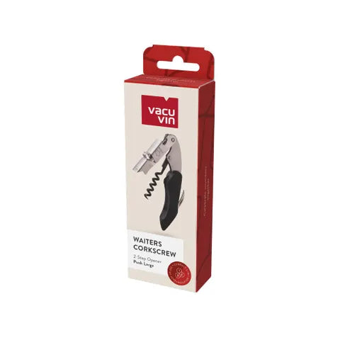 Vacuvin Waiters Push Corkscrew Large