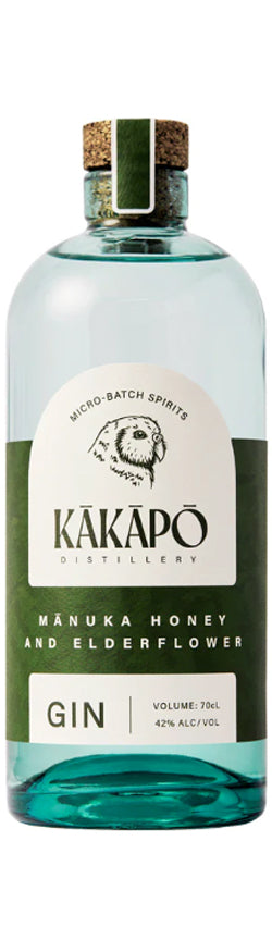 Kakapo Distillery Manuka Honey and Elderflower Gin 700ml