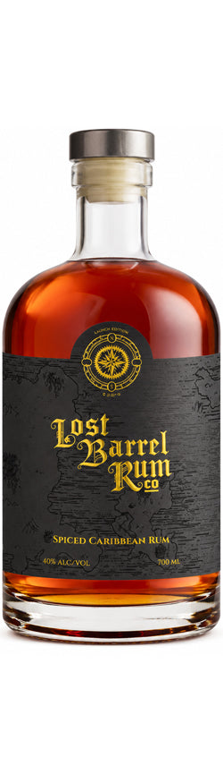 Lost Barrel Spiced Caribbean Rum 700ml