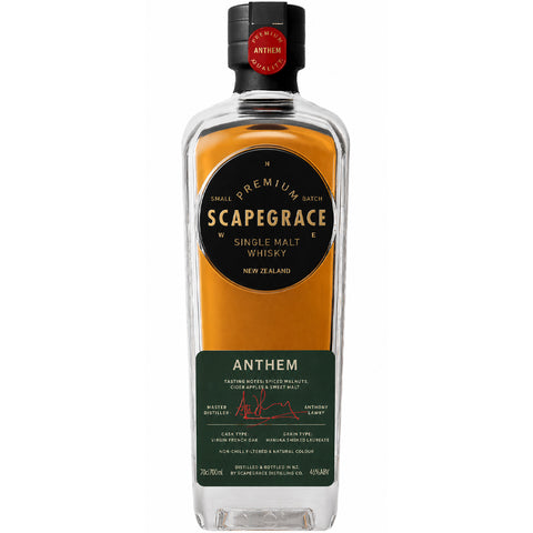 Scapegrace Anthem Limited Edition Single-Malt Whisky 700ml