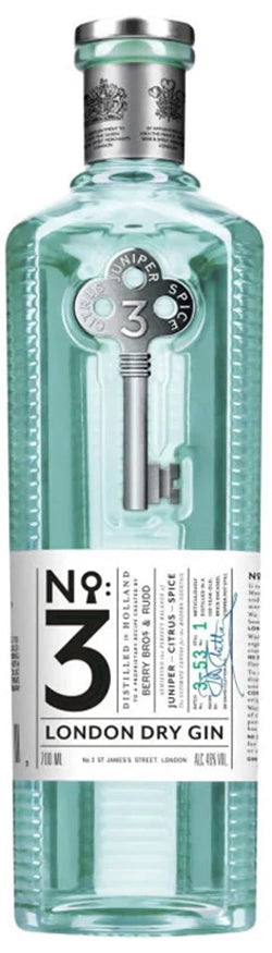 No3 London Dry Gin 700ml