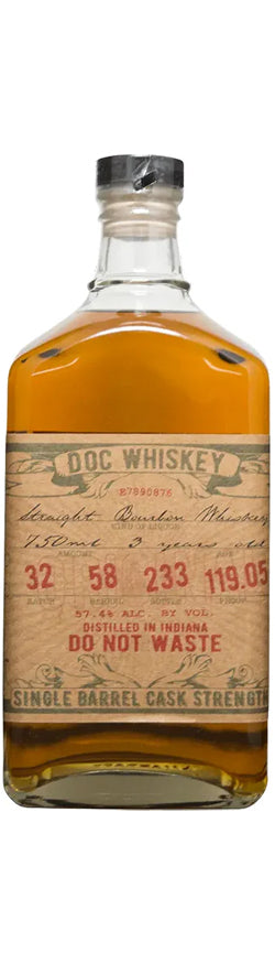 Doc Whiskey Cask Strength Bourbon 750ml