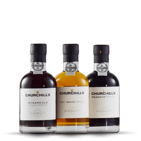 Churchills Trio Pack - Reserve + White + 10 year Old Tawny