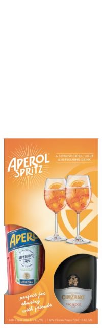 Aperol Apertivo and Cinzano Prosecco Spritz Pack