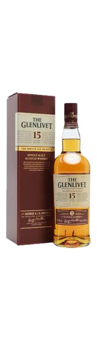 Glenlivet 15YO French Oak Single-Malt Whisky 700ml