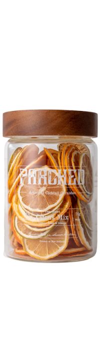 Parched Dehydrated Mixed Citrus Slices 70g + Glass Jar