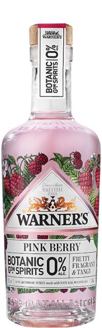 Warners Pink Berry Non-Alcoholic Gin 500ml