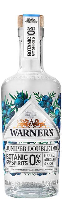 Warners Juniper Double Dry Non-Alcoholic Gin 500ml