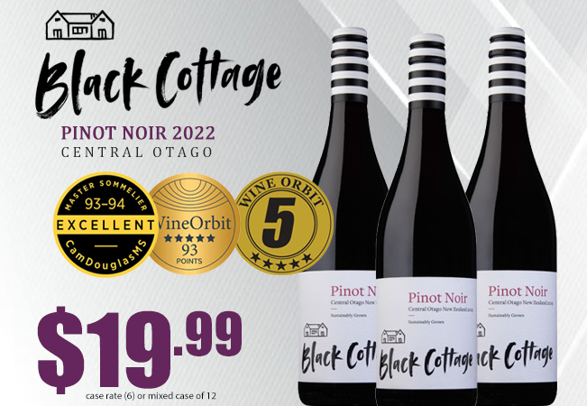 Black Cottage Central Otago Pinot Noir 2022