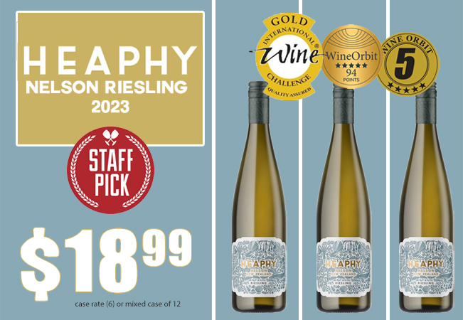 Heaphy Riesling 2023