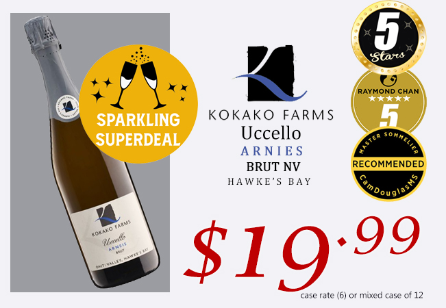 Kokako Farms Uccello Sparkling Arneis NV