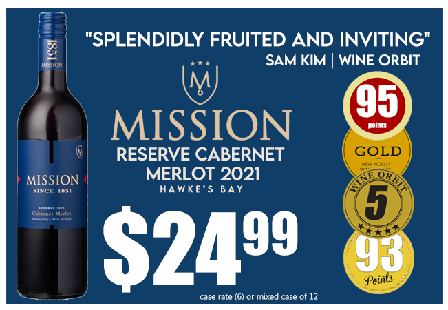 Mission Estate RESERVE Cabernet Merlot 2021