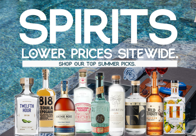 Spirits Lower Prices Sitewide