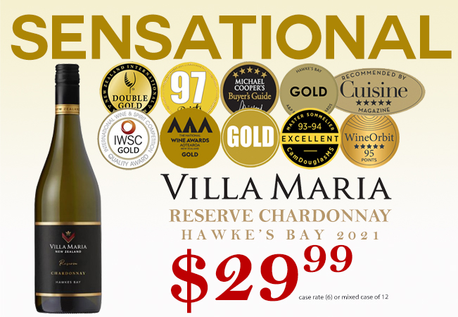 Villa Maria Reserve Hawke's Bay Chardonnay 2021