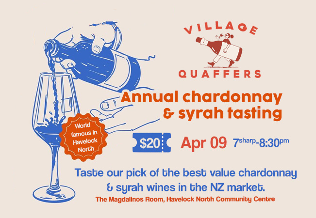 Village Quaffers Chardonnay & Syrah Showcase